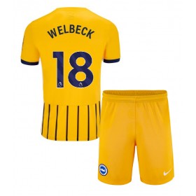 Brighton Danny Welbeck #18 Auswärtstrikot 2024-25 Kurzarm (+ kurze hosen)